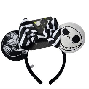 Disney Nightmare Before Christmas Jack & Sally Ears Headband NWT Primark